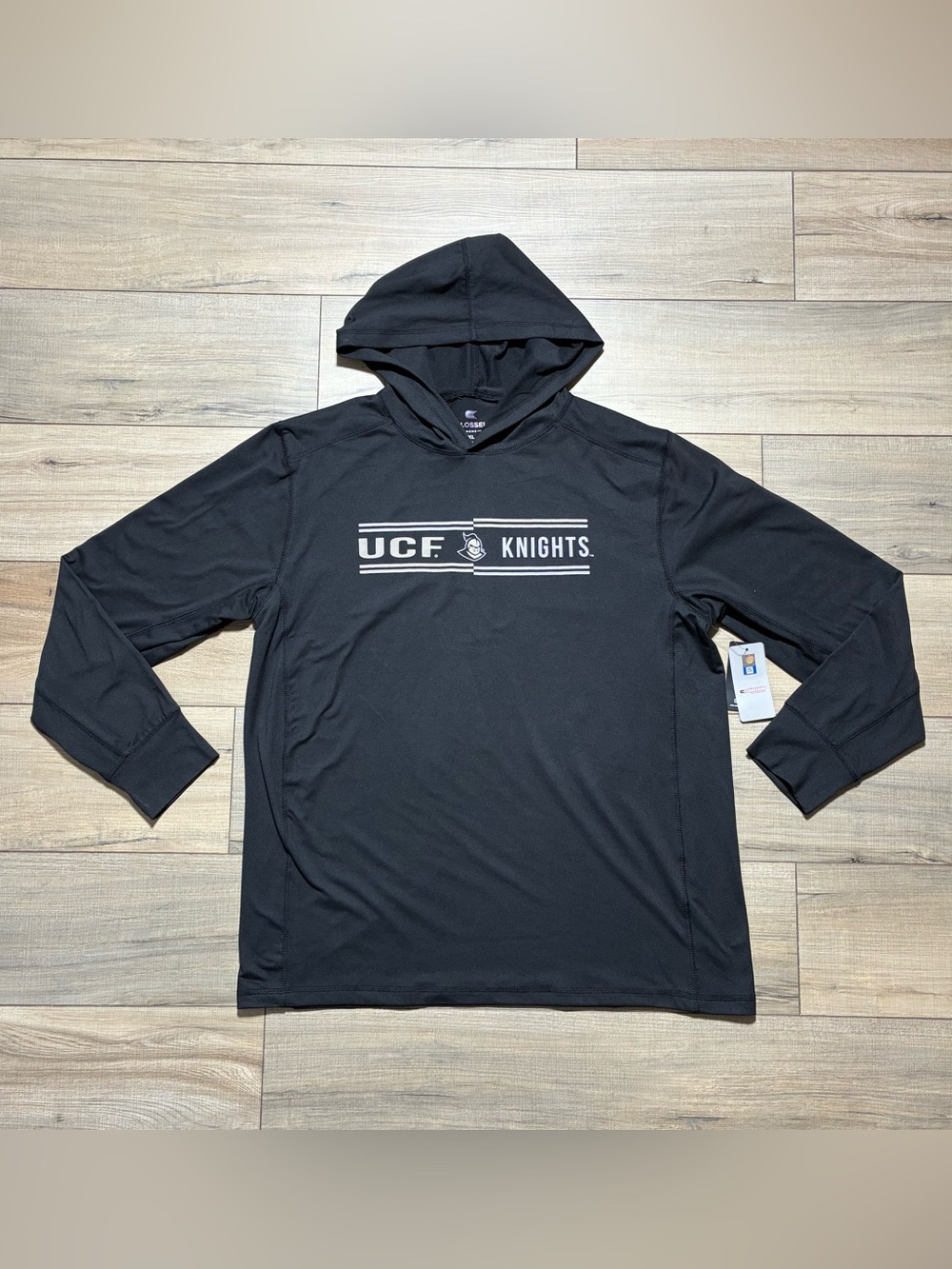 Colosseum Mens UCF Knights Hooded Sweatshirt Size XL Black